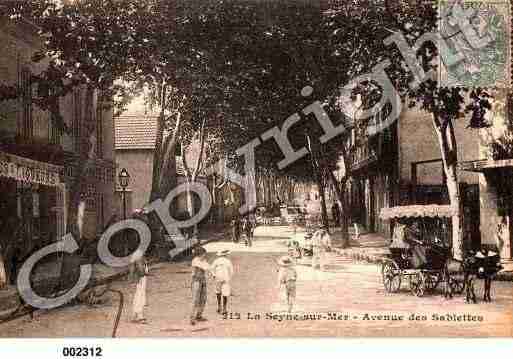 Ville de SEYNESURMER(LA), carte postale ancienne