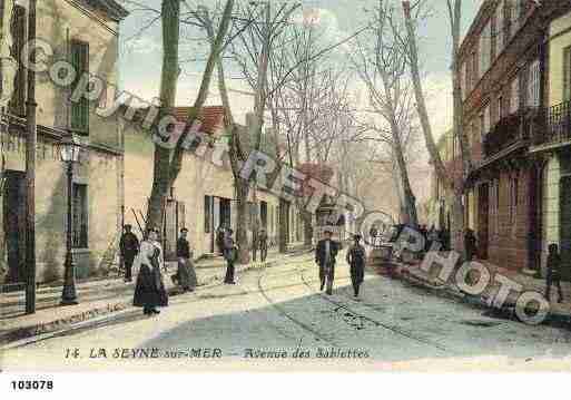 Ville de SEYNESURMER(LA), carte postale ancienne