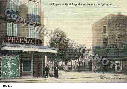 Ville de SEYNESURMER(LA), carte postale ancienne