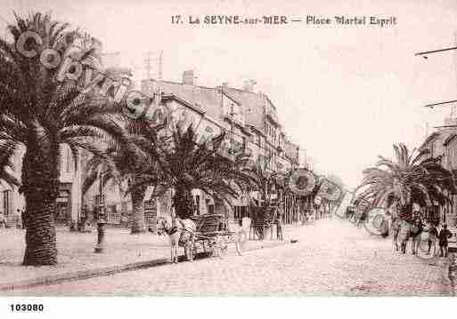 Ville de SEYNESURMER(LA), carte postale ancienne