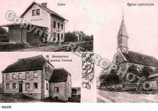 Ville de SIEWILLER, carte postale ancienne