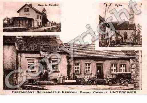 Ville de SIEWILLER, carte postale ancienne