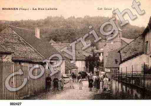 Ville de SIONNE, carte postale ancienne