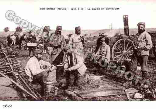 Ville de SORCYSAINTMARTIN, carte postale ancienne