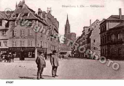 Ville de STRASBOURG, carte postale ancienne