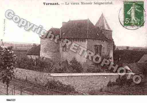 Ville de TERNANT, carte postale ancienne