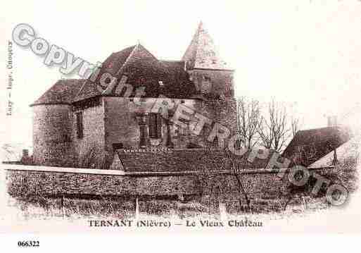 Ville de TERNANT, carte postale ancienne