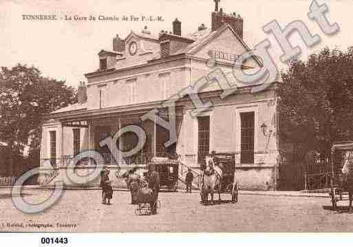 Ville de TONNERRE, carte postale ancienne