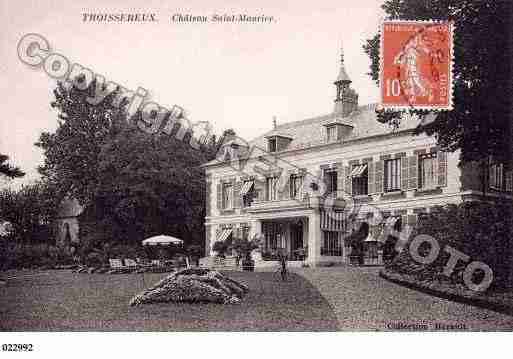 Ville de TROISSEREUX, carte postale ancienne