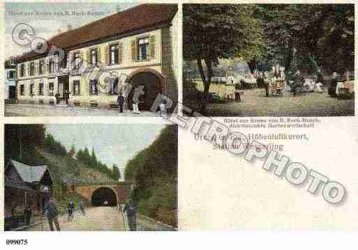 Ville de URBES, carte postale ancienne