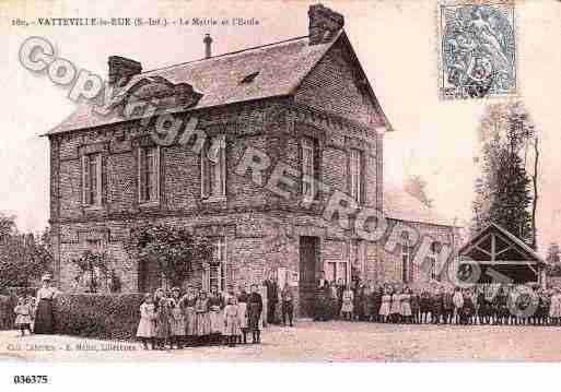 Ville de VATTEVILLELARUE, carte postale ancienne