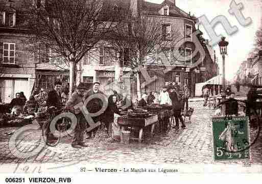 Ville de VIERZON, carte postale ancienne