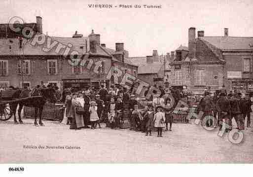 Ville de VIERZON, carte postale ancienne