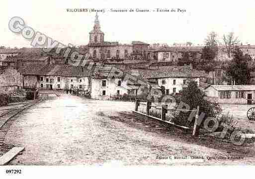 Ville de VILOSNESHARAUMONT, carte postale ancienne