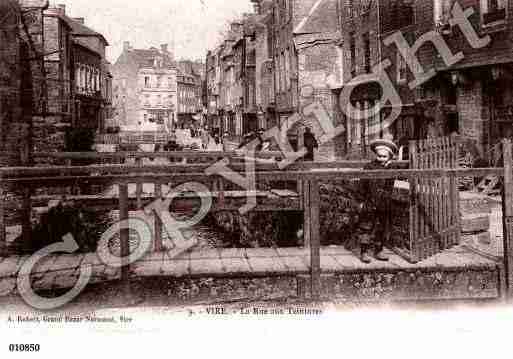 Ville de VIRE, carte postale ancienne