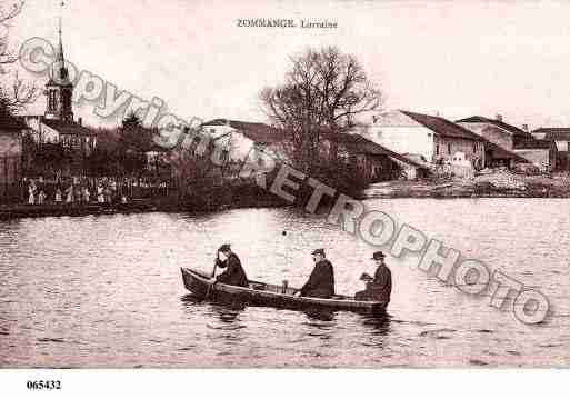 Ville de ZOMMANGE, carte postale ancienne