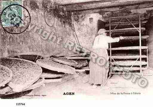 Ville de AGEN, carte postale ancienne