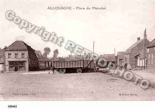 Ville de ALLOUAGNE, carte postale ancienne