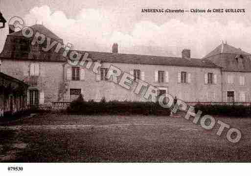 Ville de AMBERNAC, carte postale ancienne