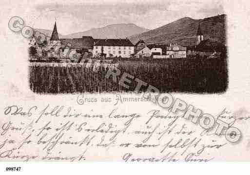 Ville de AMMERSCHWIHR, carte postale ancienne