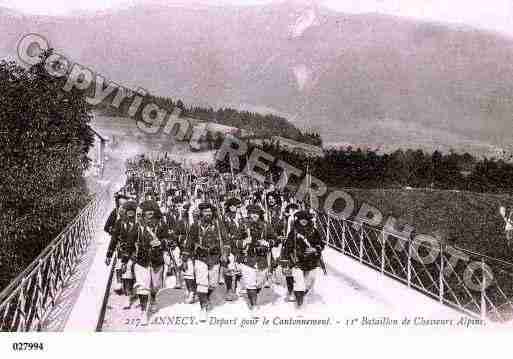 Ville de ANNECY, carte postale ancienne