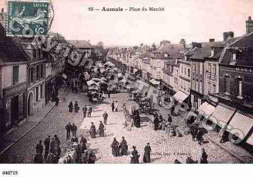 Ville de AUMALE, carte postale ancienne