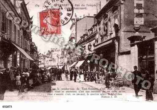 Ville de AUXERRE, carte postale ancienne