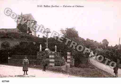 Ville de BALLON, carte postale ancienne