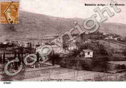 Ville de BEDEILLE, carte postale ancienne