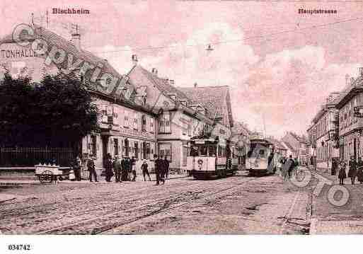 Ville de BISCHHEIM, carte postale ancienne