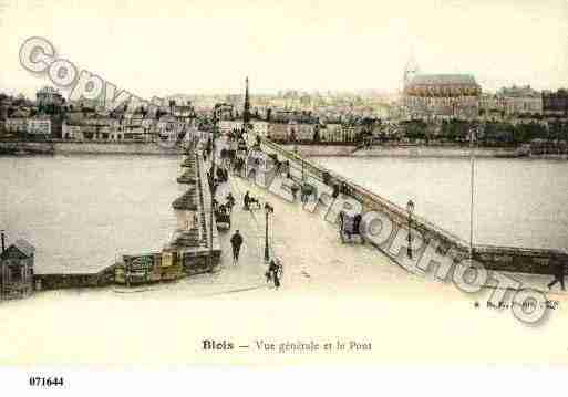 Ville de BLOIS, carte postale ancienne