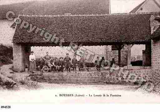 Ville de BOESSE, carte postale ancienne