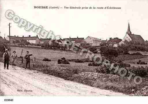 Ville de BOESSE, carte postale ancienne