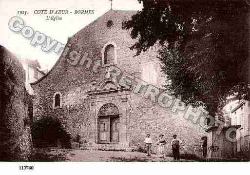 Ville de BORMESLESMIMOSAS, carte postale ancienne