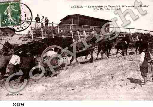 Ville de BREHAL, carte postale ancienne