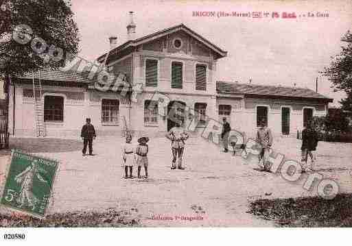 Ville de BRICON, carte postale ancienne