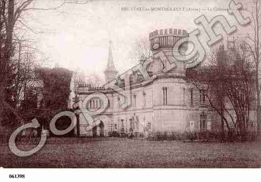 Ville de BRUYERESETMONTBERAULT, carte postale ancienne