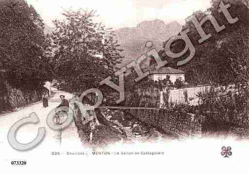 Ville de CASTAGNIERS, carte postale ancienne
