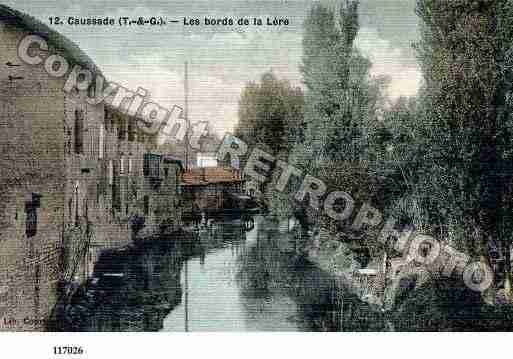 Ville de CAUSSADE, carte postale ancienne