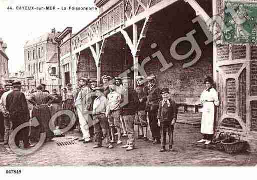 Ville de CAYEUXSURMER, carte postale ancienne