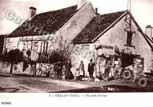 Ville de CHALAIS, carte postale ancienne