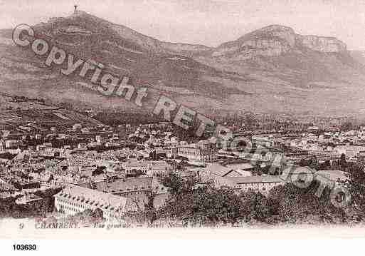 Ville de CHAMBERY, carte postale ancienne