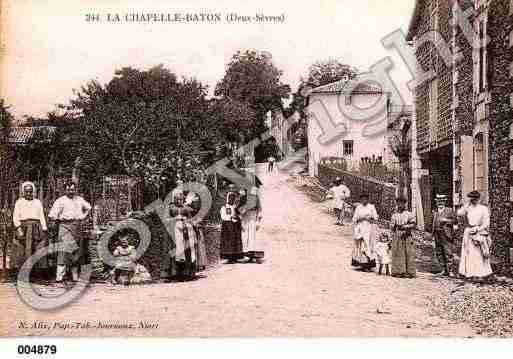 Ville de CHAPELLEBATON(LA), carte postale ancienne