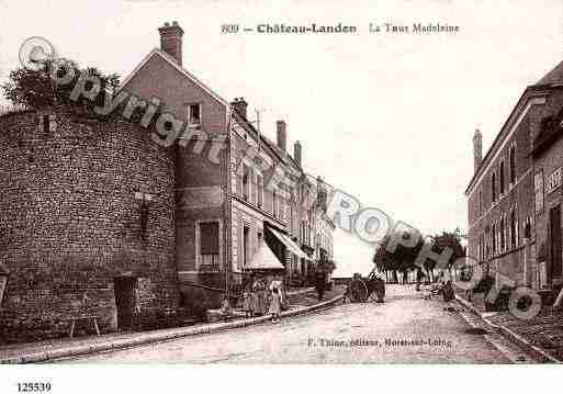 Ville de CHATEAULANDON, carte postale ancienne