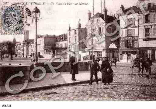 Ville de CHATEAUTHIERRY, carte postale ancienne