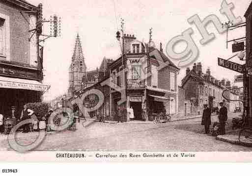 Ville de CHATEAUDUN, carte postale ancienne