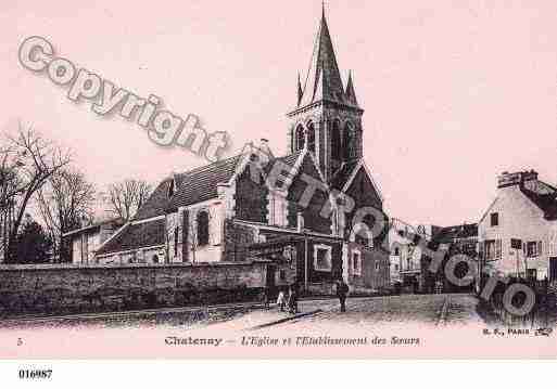 Ville de CHATENAYMALABRY, carte postale ancienne