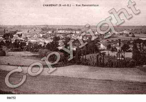 Ville de CHAVENAY, carte postale ancienne