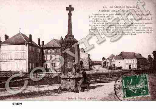 Ville de CHESNE(LE), carte postale ancienne