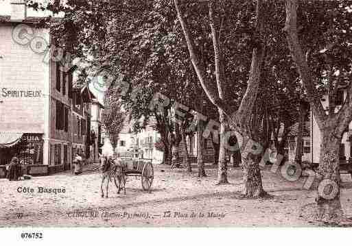 Ville de CIBOURE, carte postale ancienne